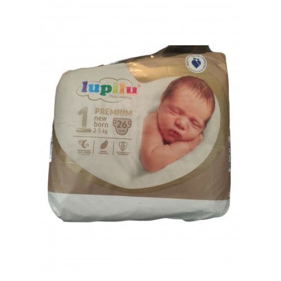 Памперсы для новорожденных 1 Lupilu